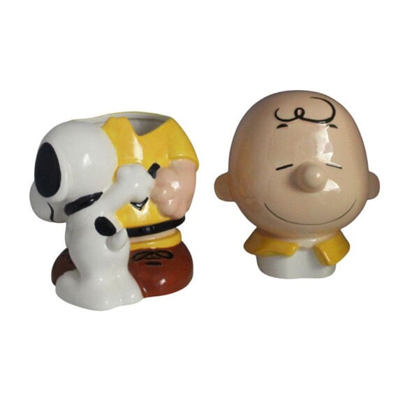 Peanuts Snoopy Hugging Charlie Brown Cookie Jar, Westland 2010, - Picture 4 of 5